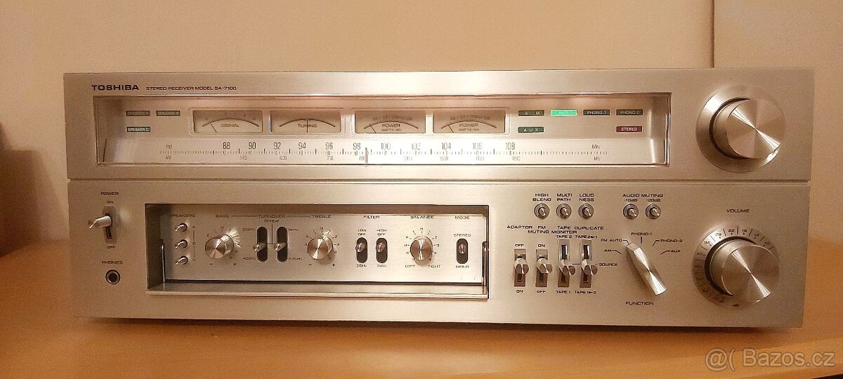 TOSHIBA SA-7100 TOP MONSTER STEREO RECEIVER - 7