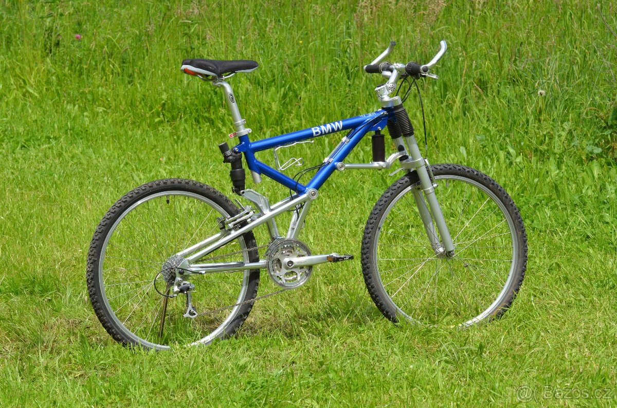 Historické celoodpružené skládací MTB značky BMW - 7