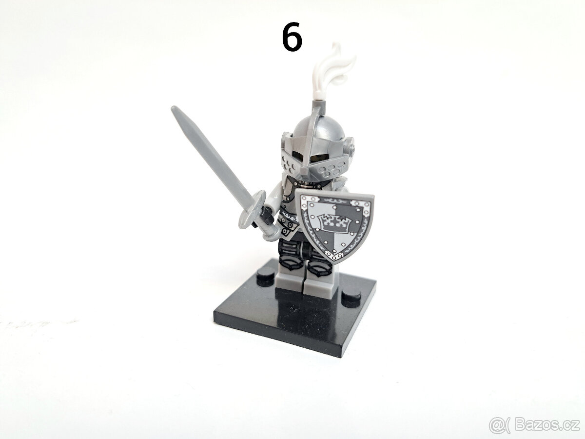Minifigurky rytíři (10), typ LEGO - 7