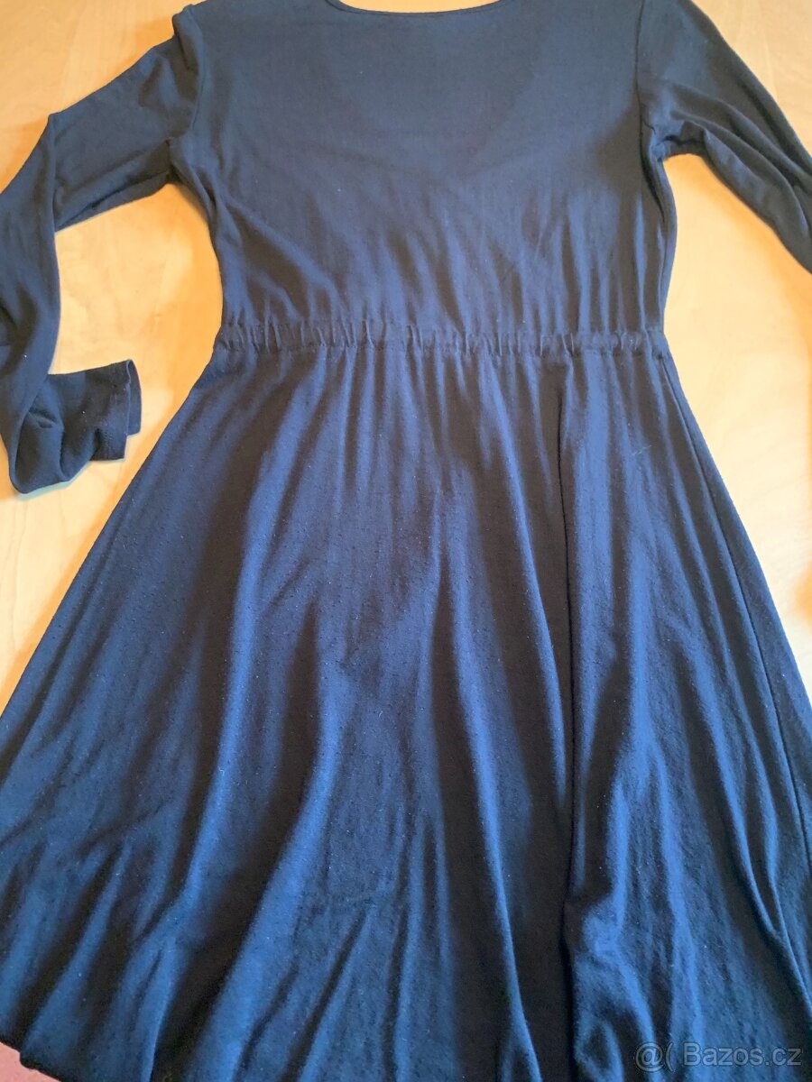 černé úpletové šaty zn. H&M - vel. S - 7