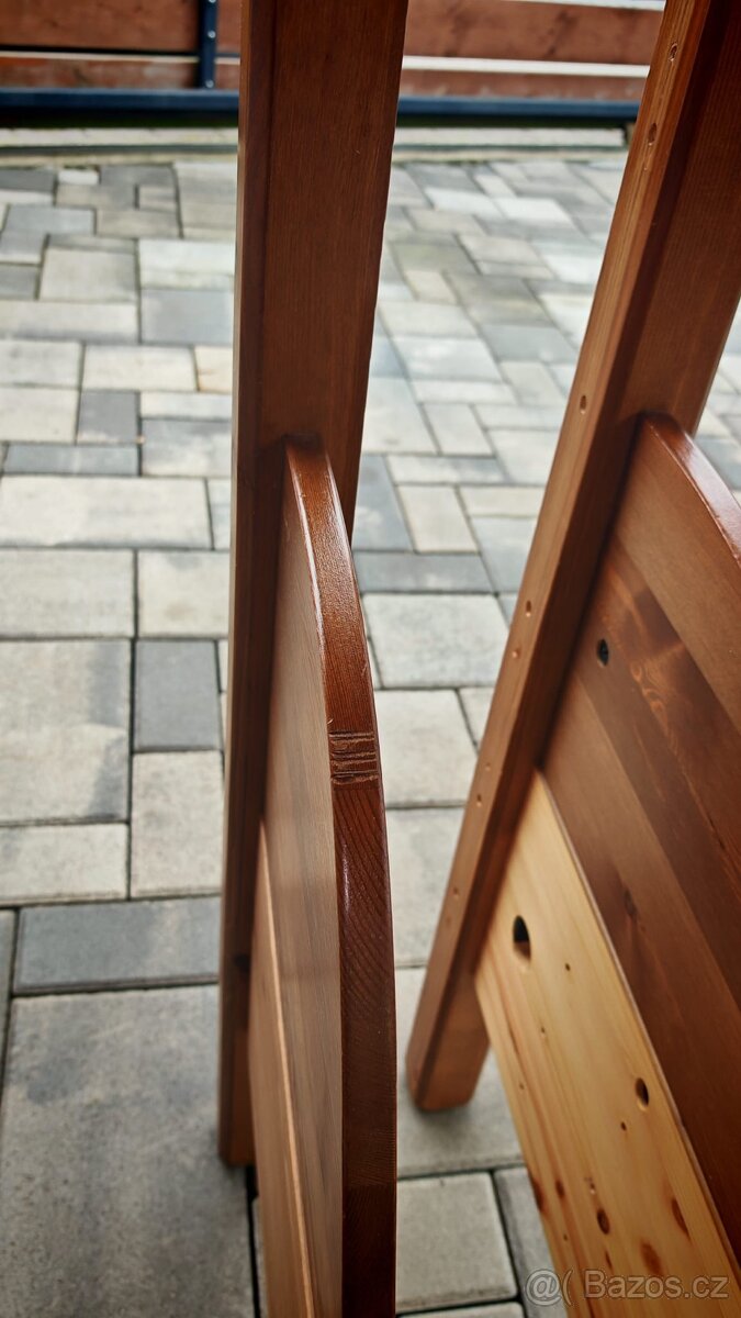 Manželská postel Ikea Leksvik - 7