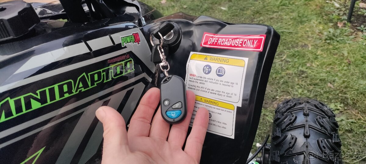 Nová dětská čtyřkolka 90ccm, 6" kola - 7