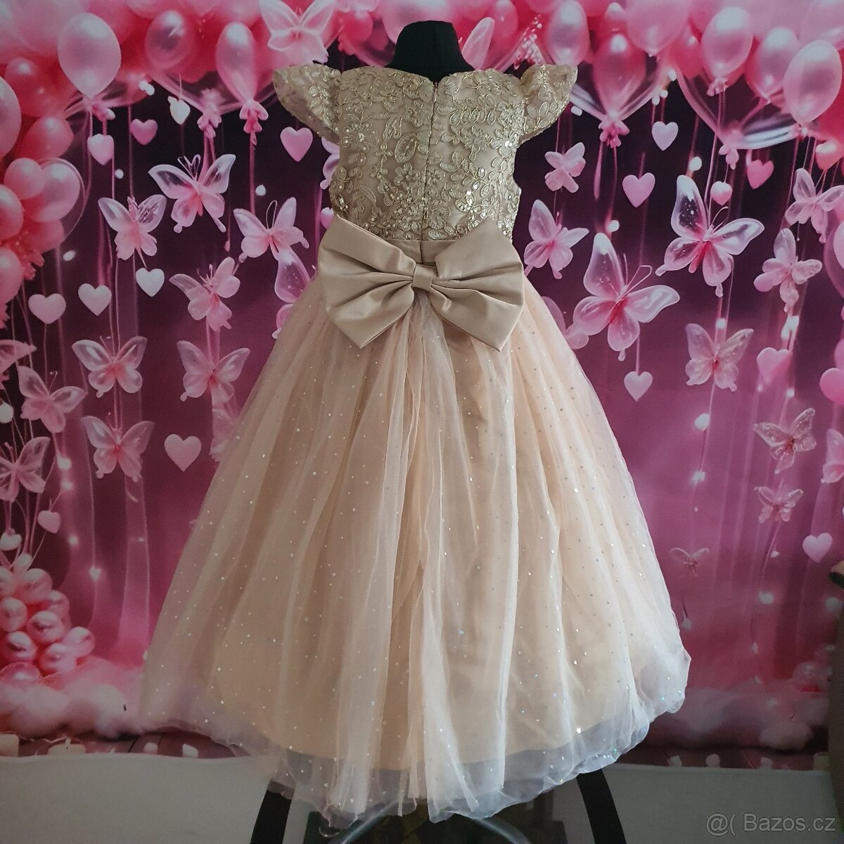 Luxusní dívčí společenské šaty - 7
