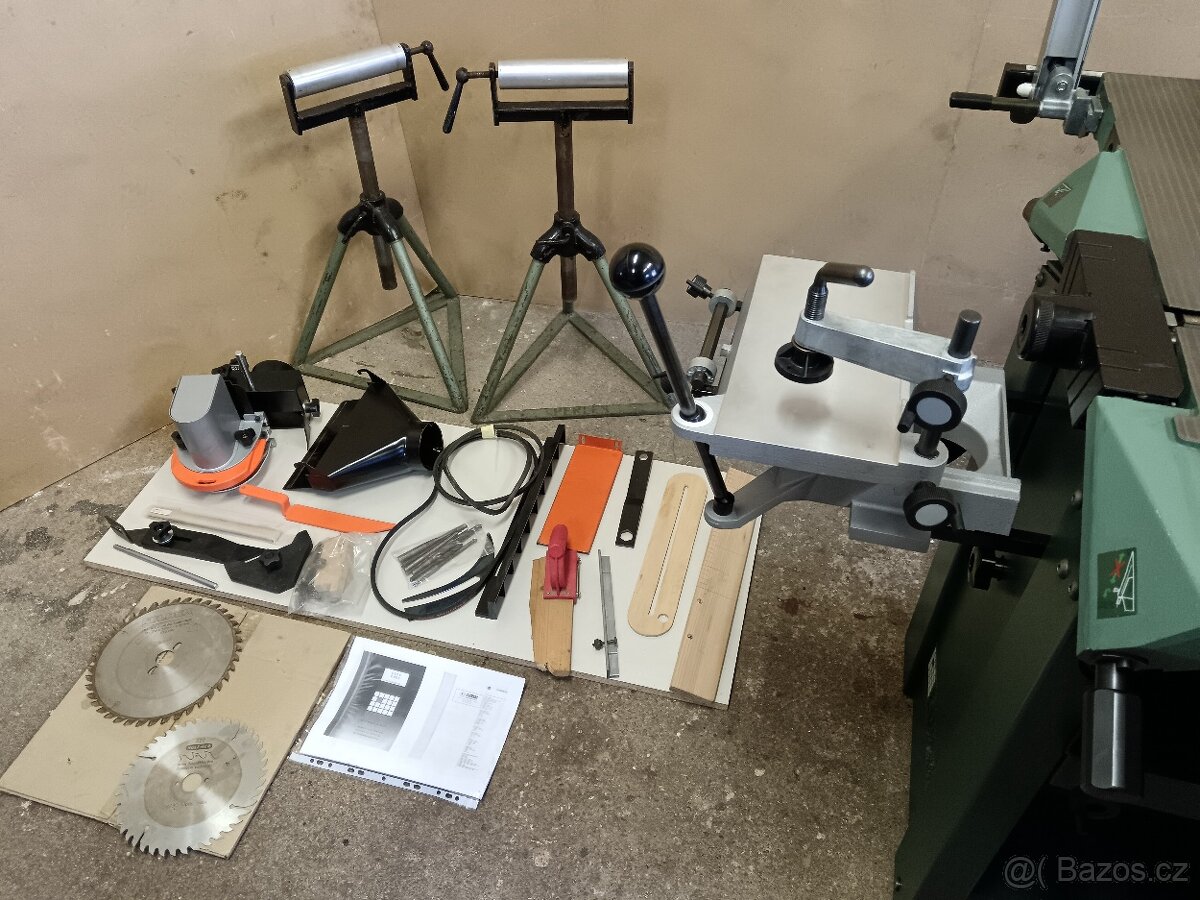 Kombinovaný stroj, pila, hoblovka, frézka, dlabačka - 7