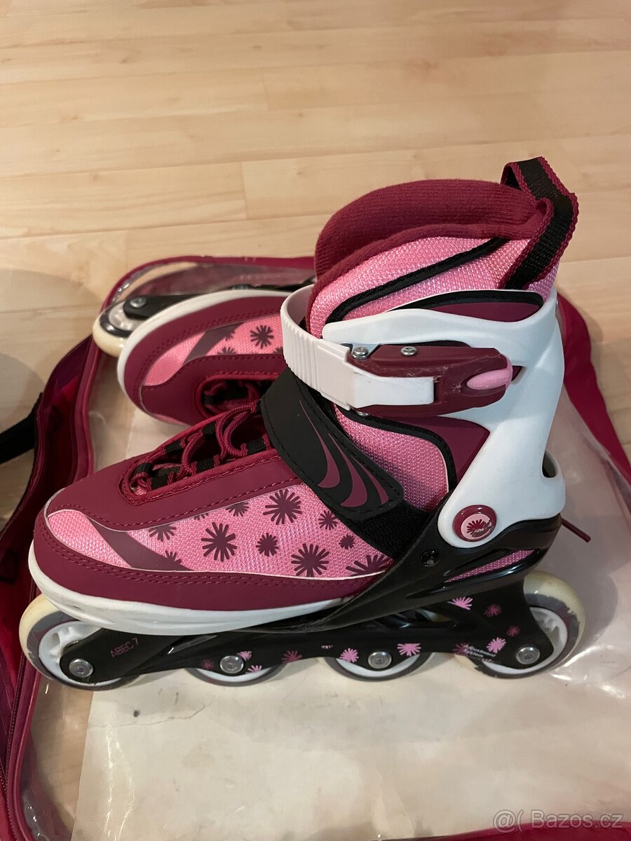 Dětské (dívčí) Inline brusle rostoucí (vel. 29 až 33) - 7