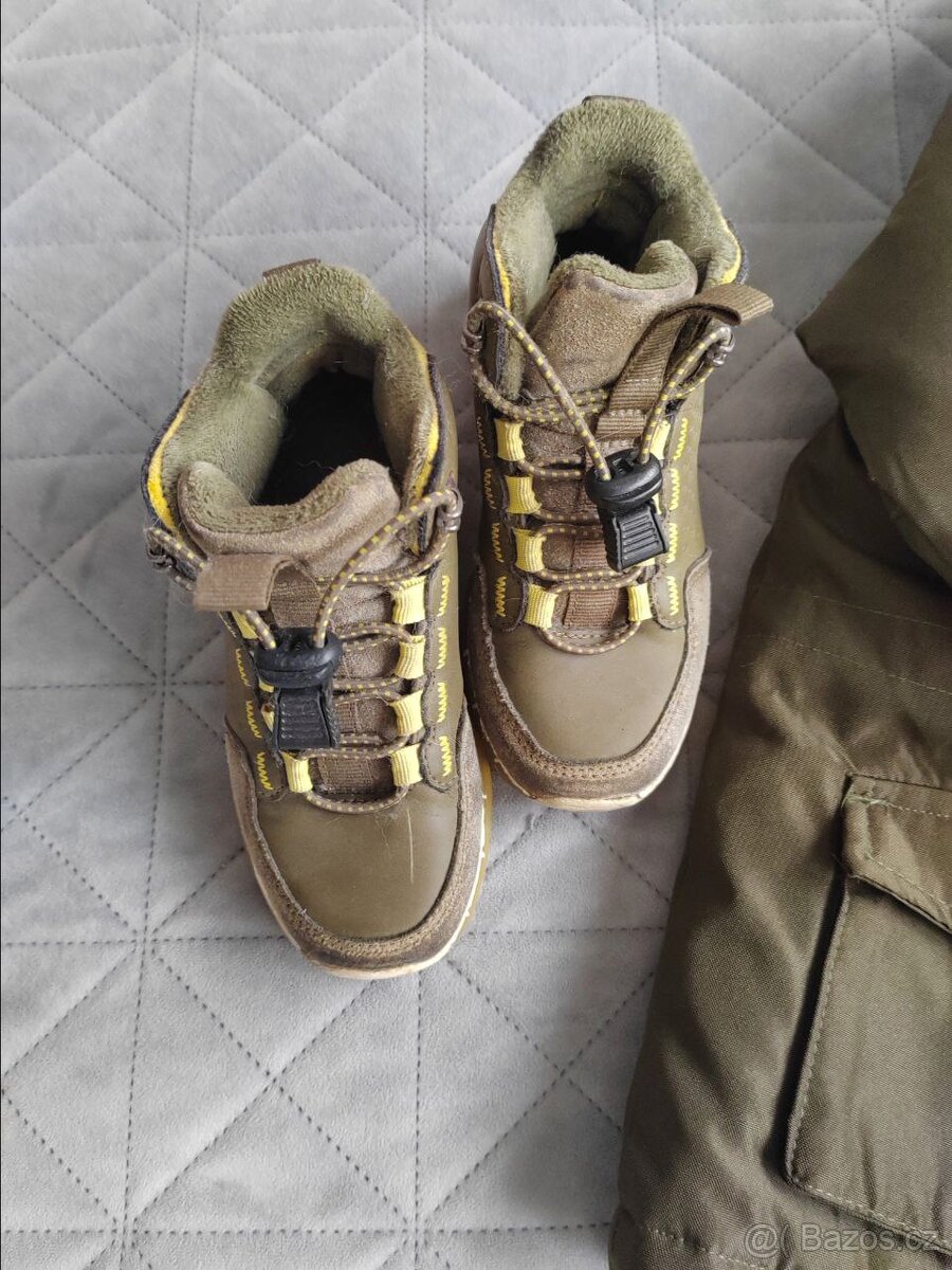 Zimní bunda klučičí a boty vel.28 - 7