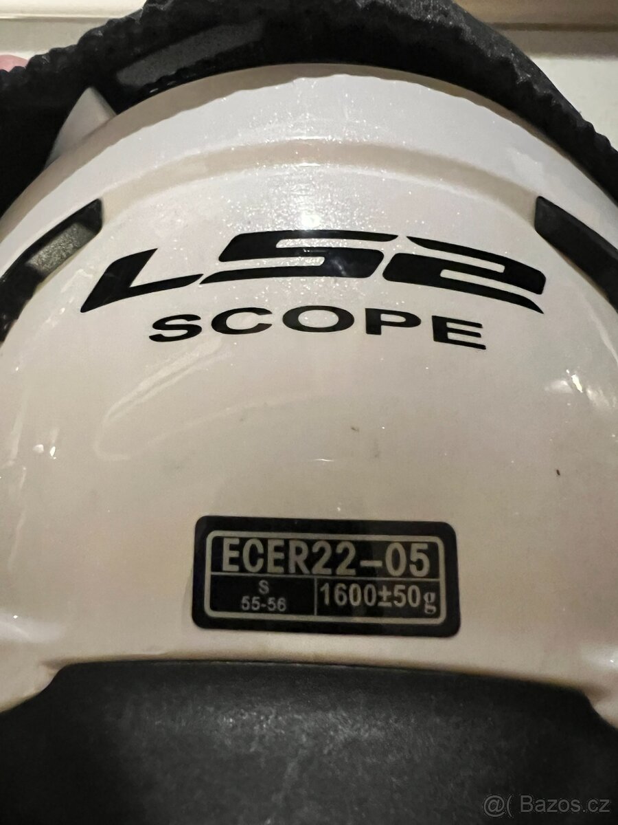 LS2 FF902 SCOPE SOLID vyklápěcí přilba na motorku - 7