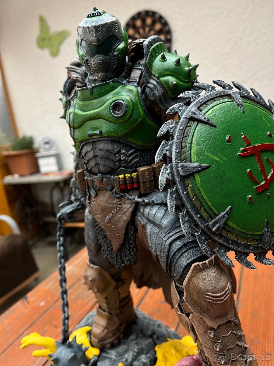 Doom Slayer - Velká 3D tištěná socha - 7