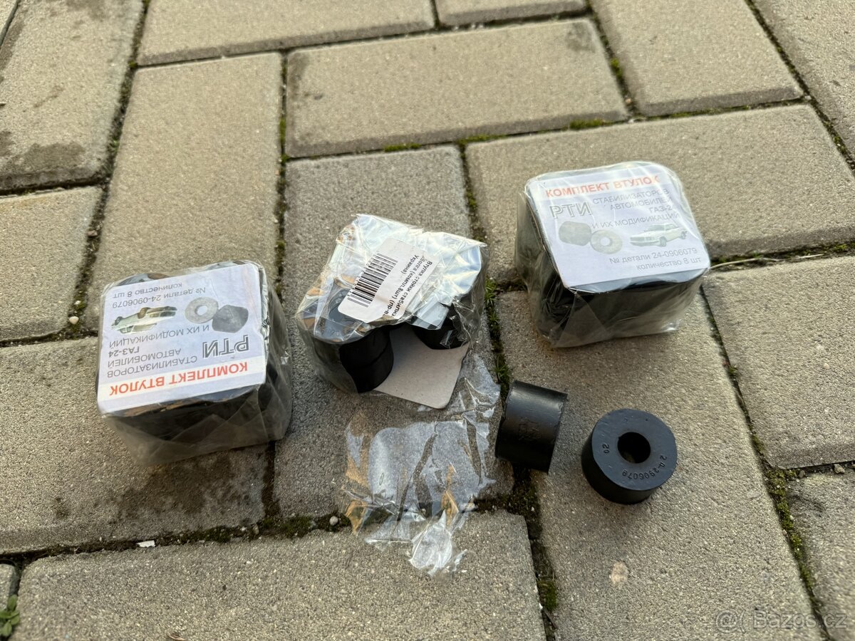 Volha Gaz 21, 24, sada silentbloků tyček stabilizátorů - 7