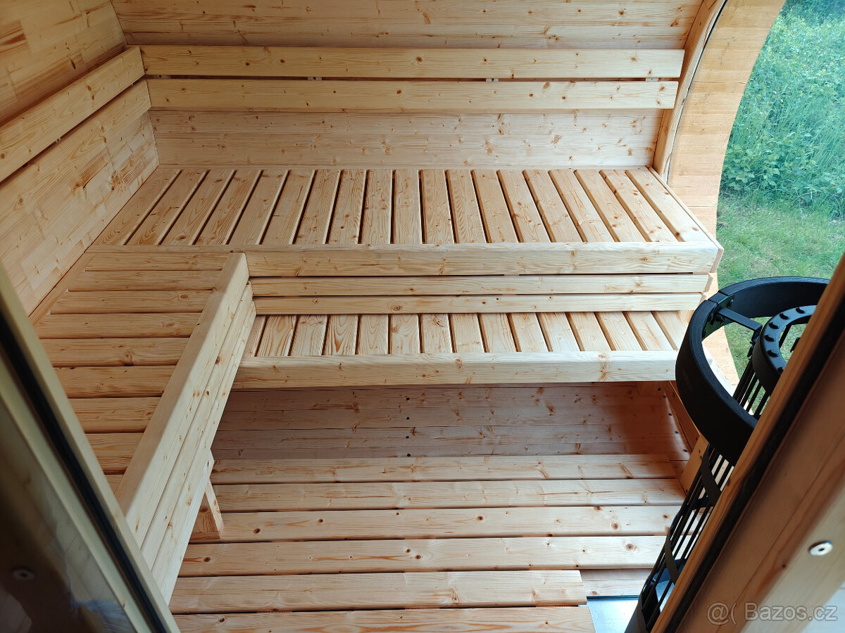 Venkovní Oválná sauna Panorama 5M - 7