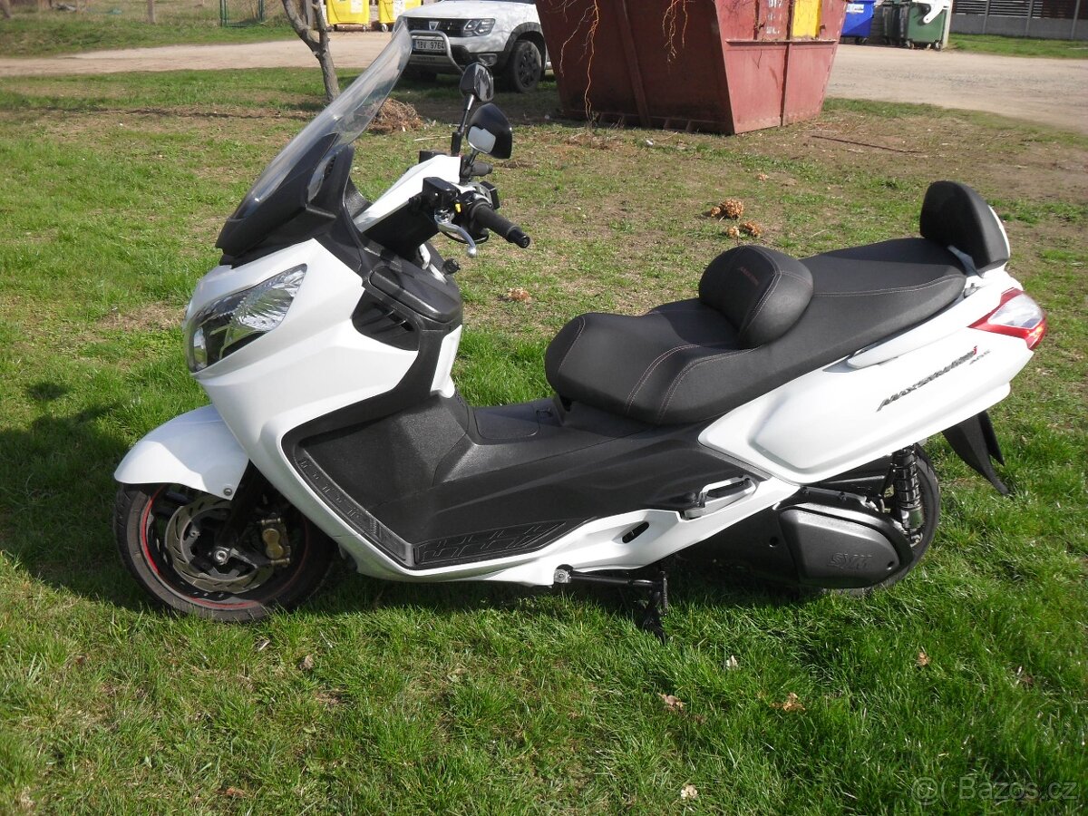 SYM MAXSYM 600,ABS,2015,LED DENNÍ SVÍCENÍ,2MAJITEL,CZ,2xKLÍČ - 7