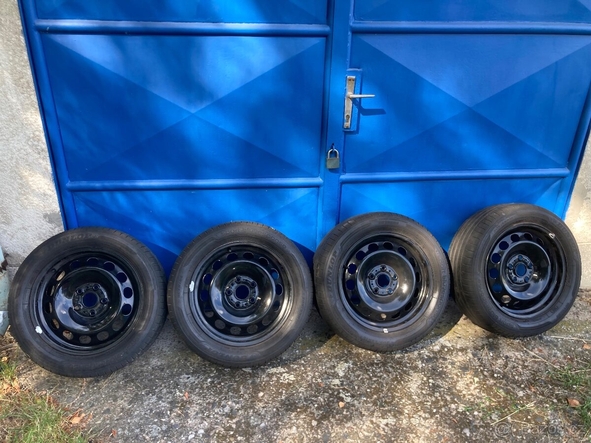 Obutá sada Dunlop 205/55/16 91V na diskách - 7