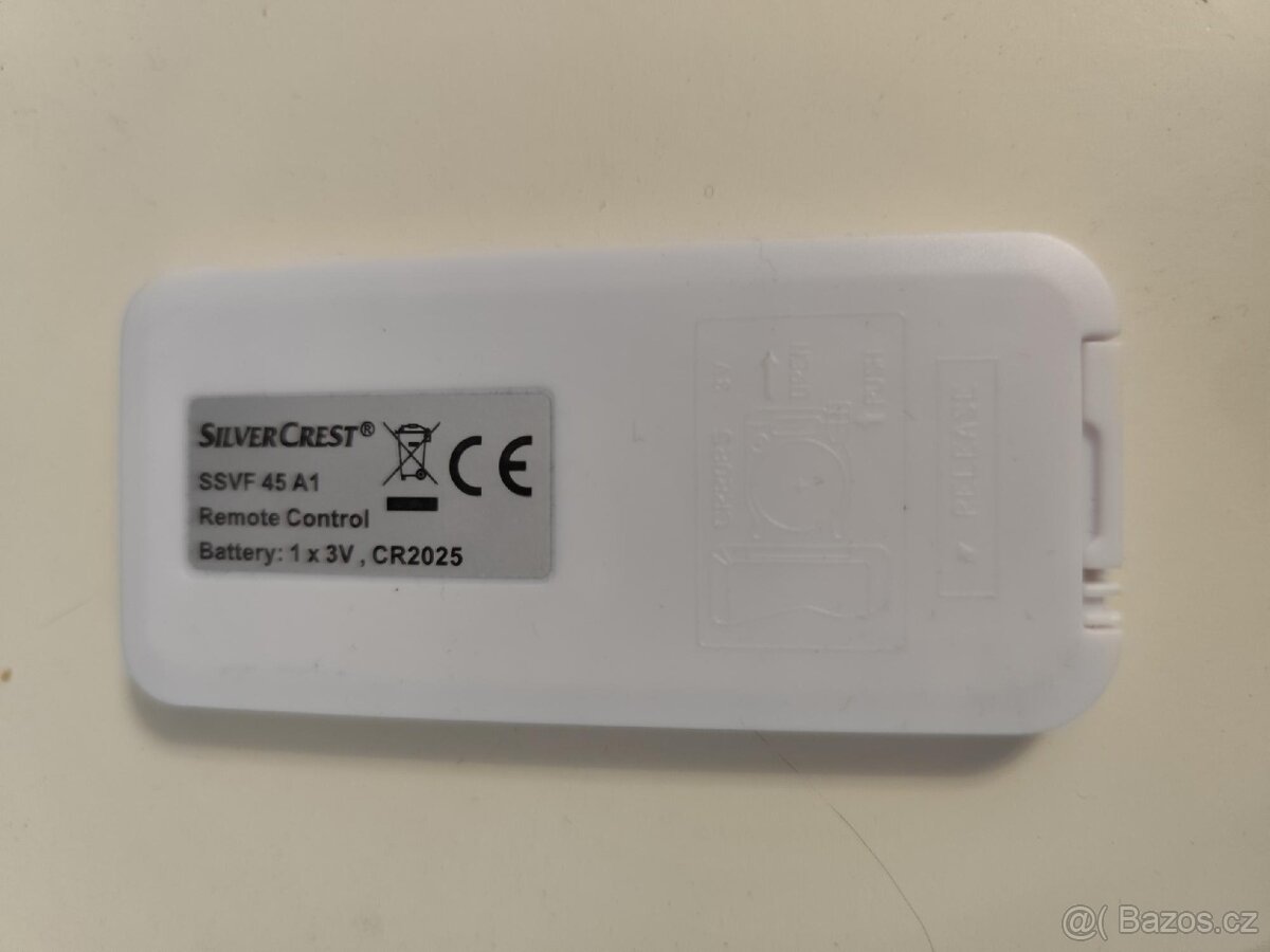 VENTILÁTOR BÍLÝ stojanový SSVF 45 A1 Silvercrest NOVÝ - 7