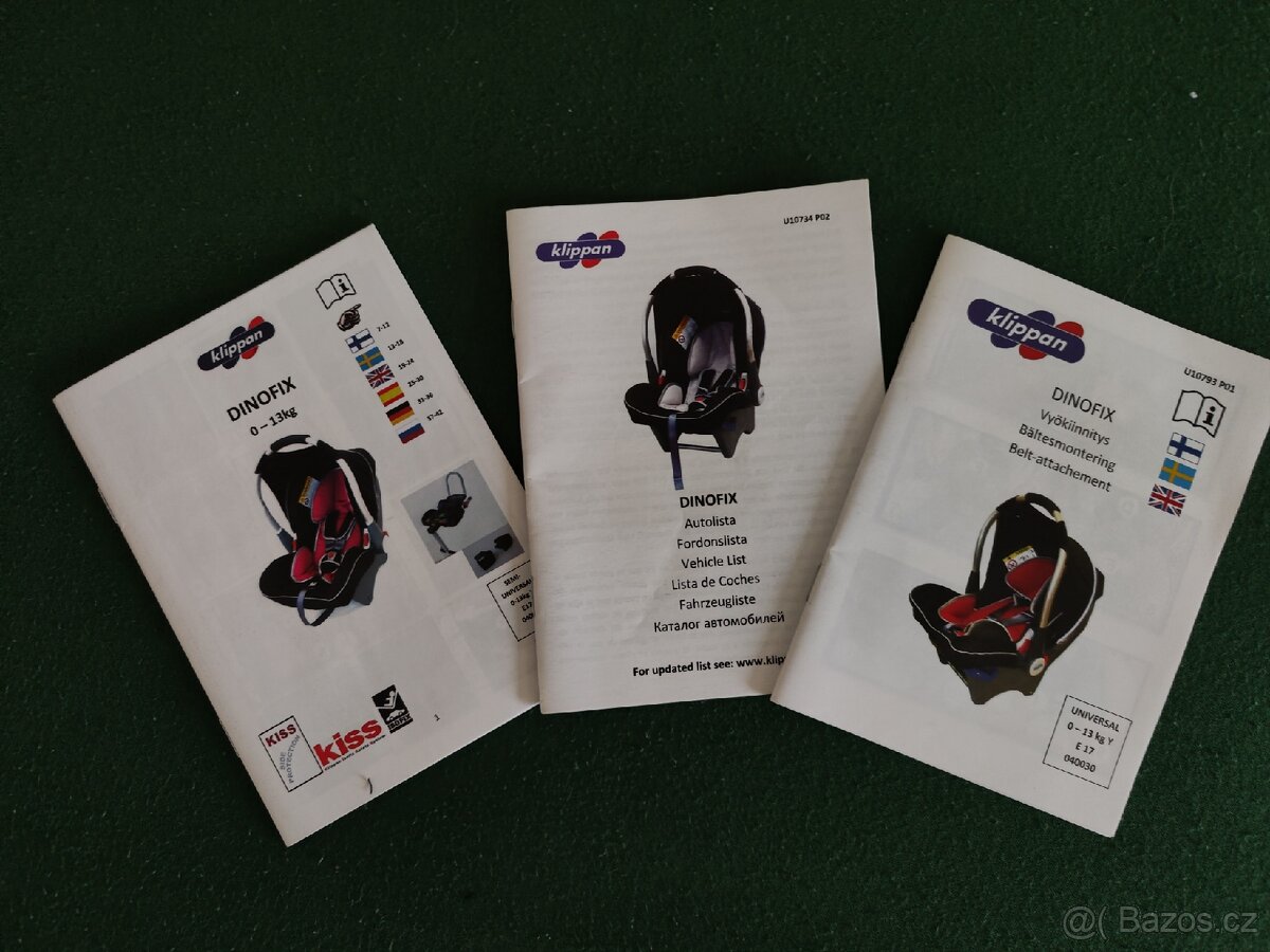 Klippan Dinofix 0 - 13 kg autosedačka / vajíčko - 7
