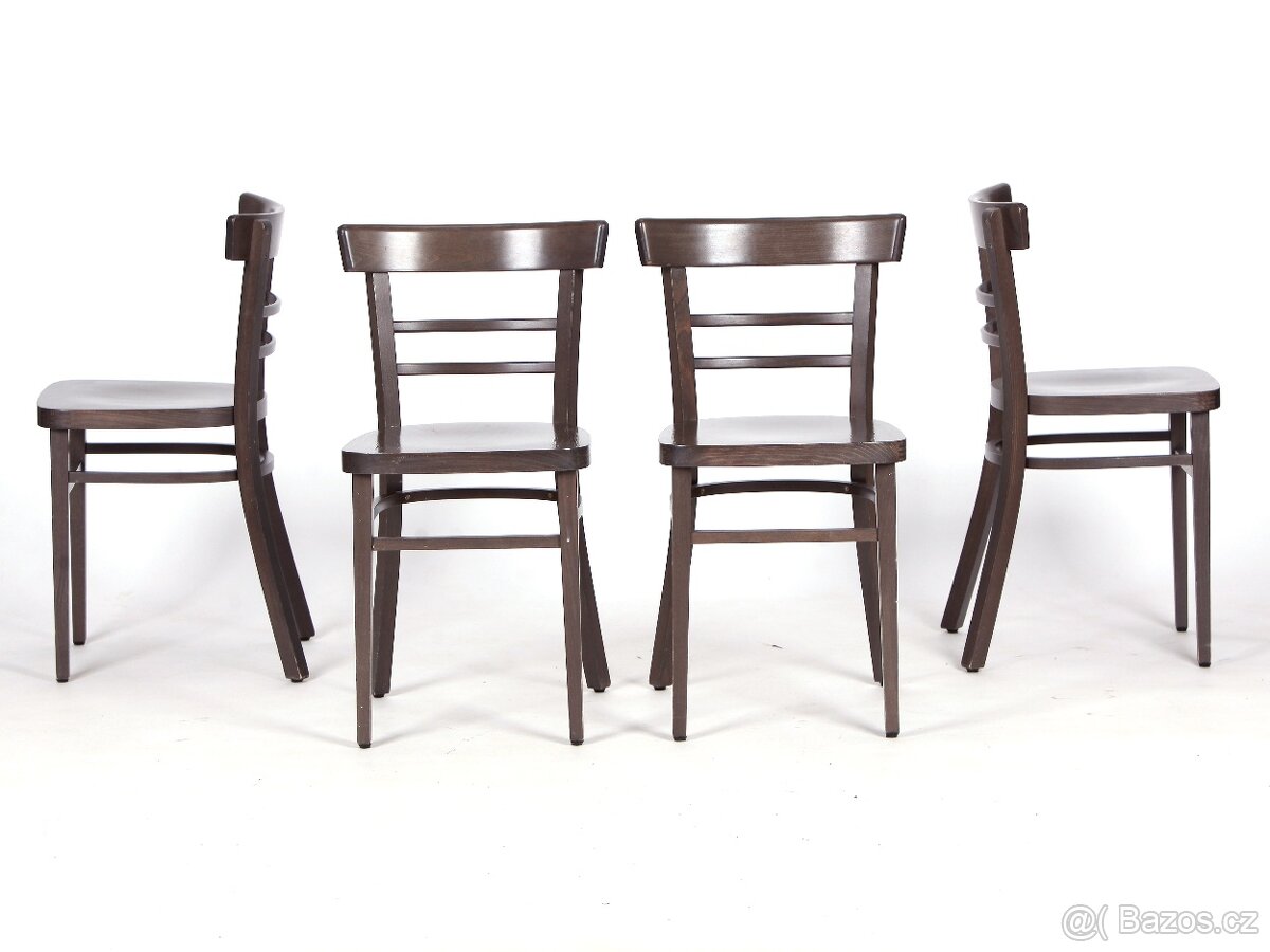 Jídelní židle TON ve skvělé kondici, 4 ks - 7