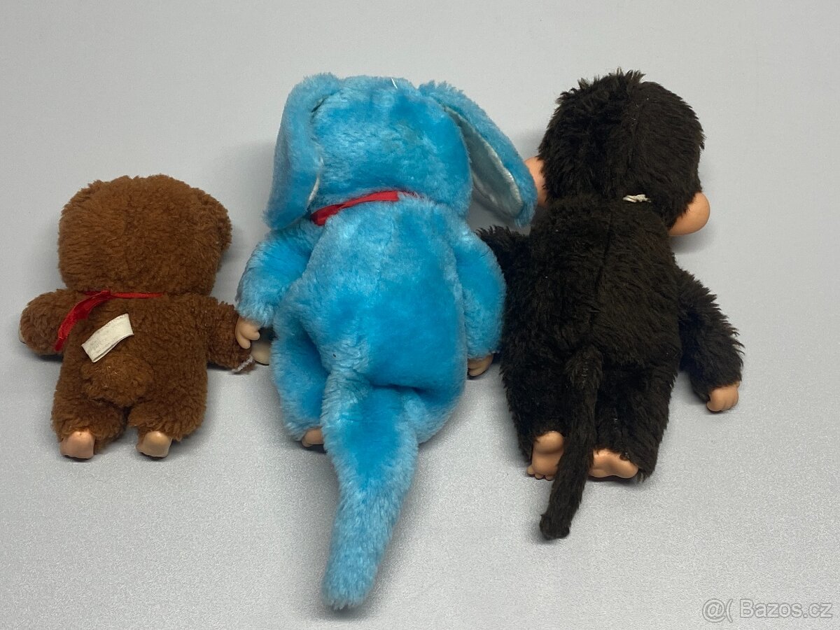 hračky staré hračky mončičák retro hračka mončičák plyšák - 7