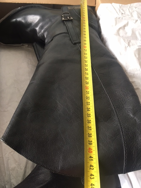 Kožené černé kozačky_vel. 41 - 7