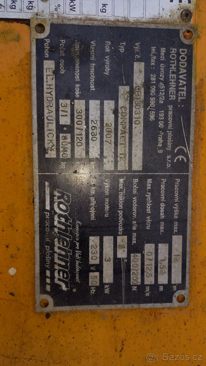 Plosina Haulotte compact 12 - výměna mozna - 7