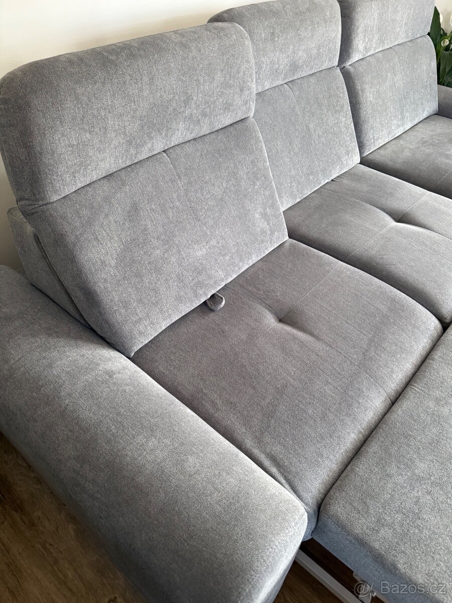 Rozkládací rohová sedací souprava - 7