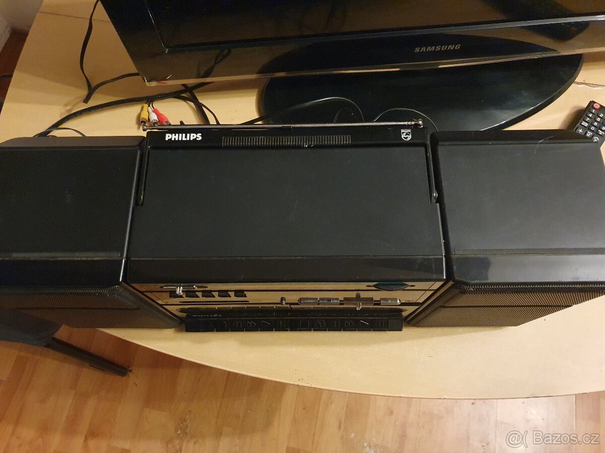 PHILIPS D 8478 80 léta BOOMBOX Kazeťák - 7
