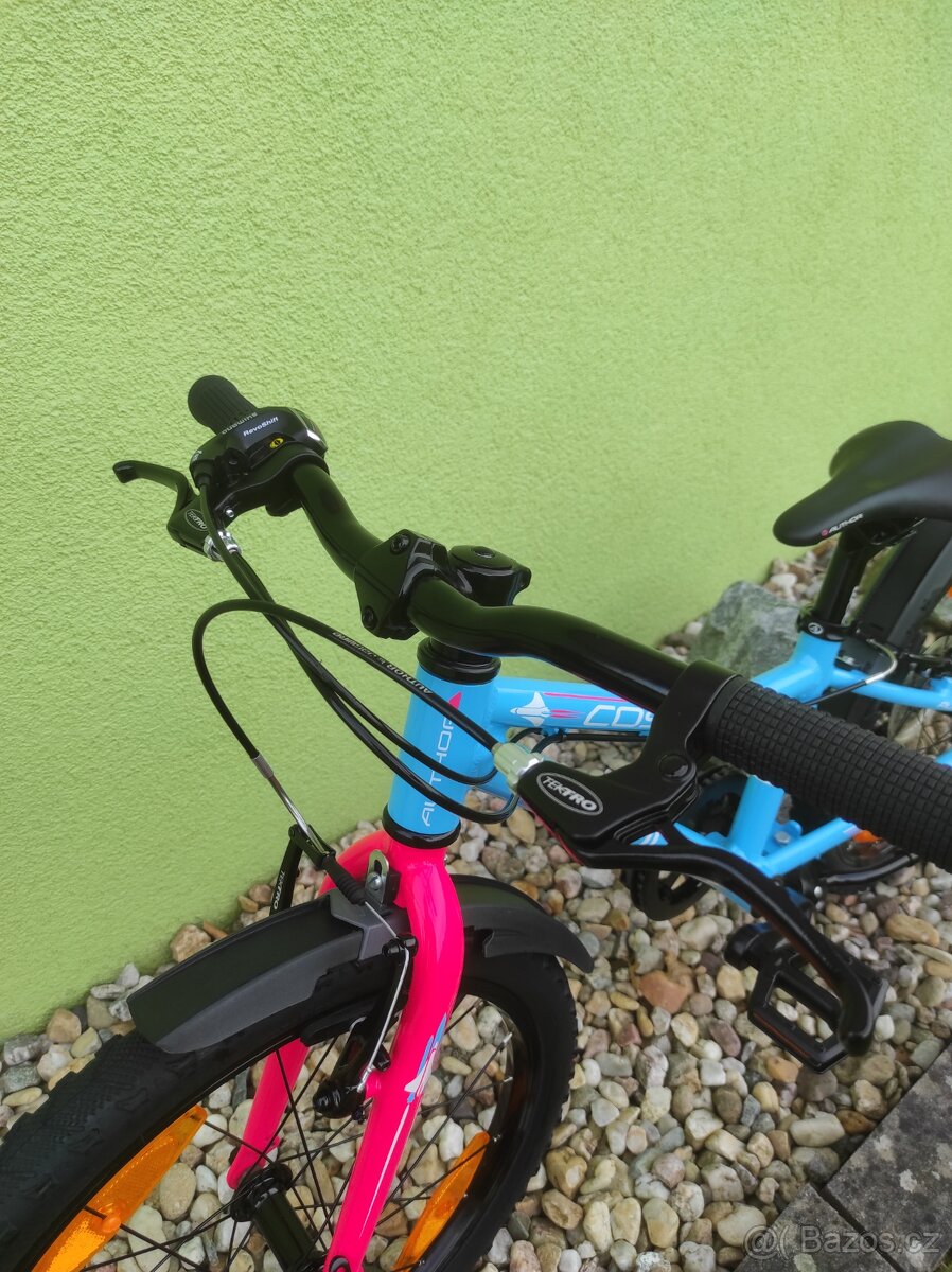 Značkové kolo Author Cosmic 20" (modrá/růžová) - 7