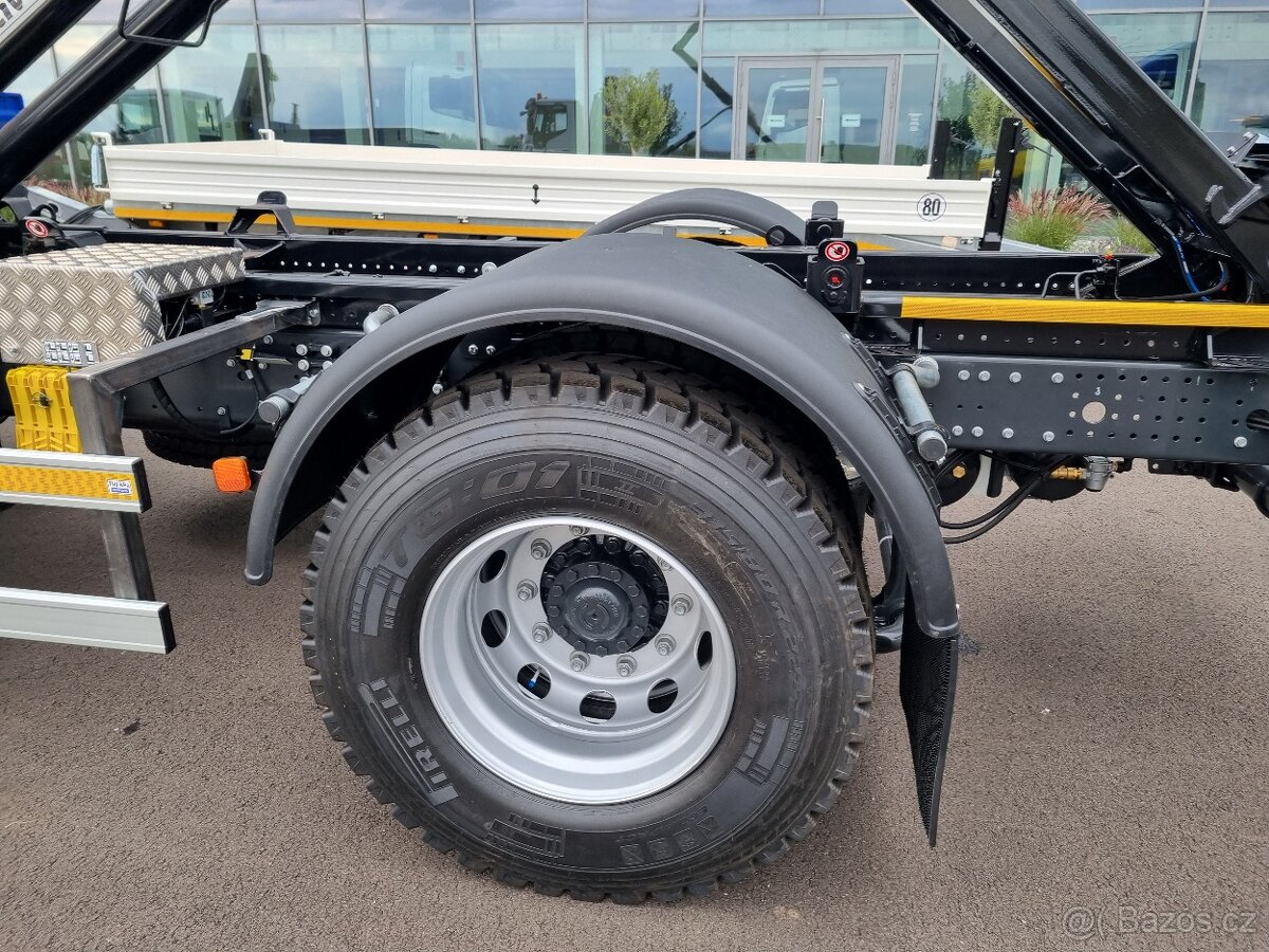 IVECO EUROCARGO 180E28 RUKA HIAB 158 + NOSIČ KONTEJNERU 10T - 7