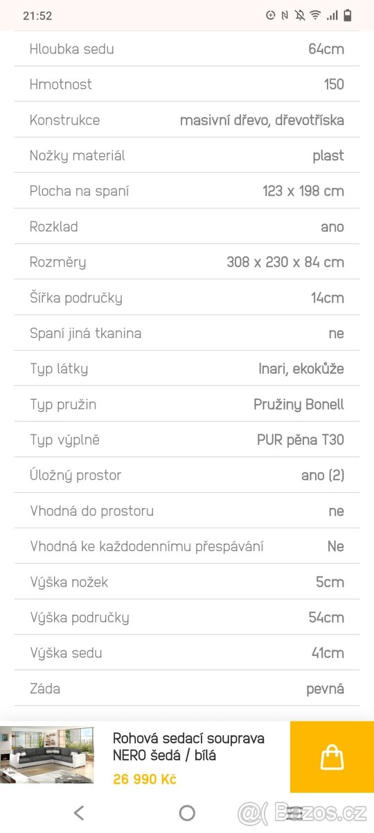 Rohová sedací souprava - 7