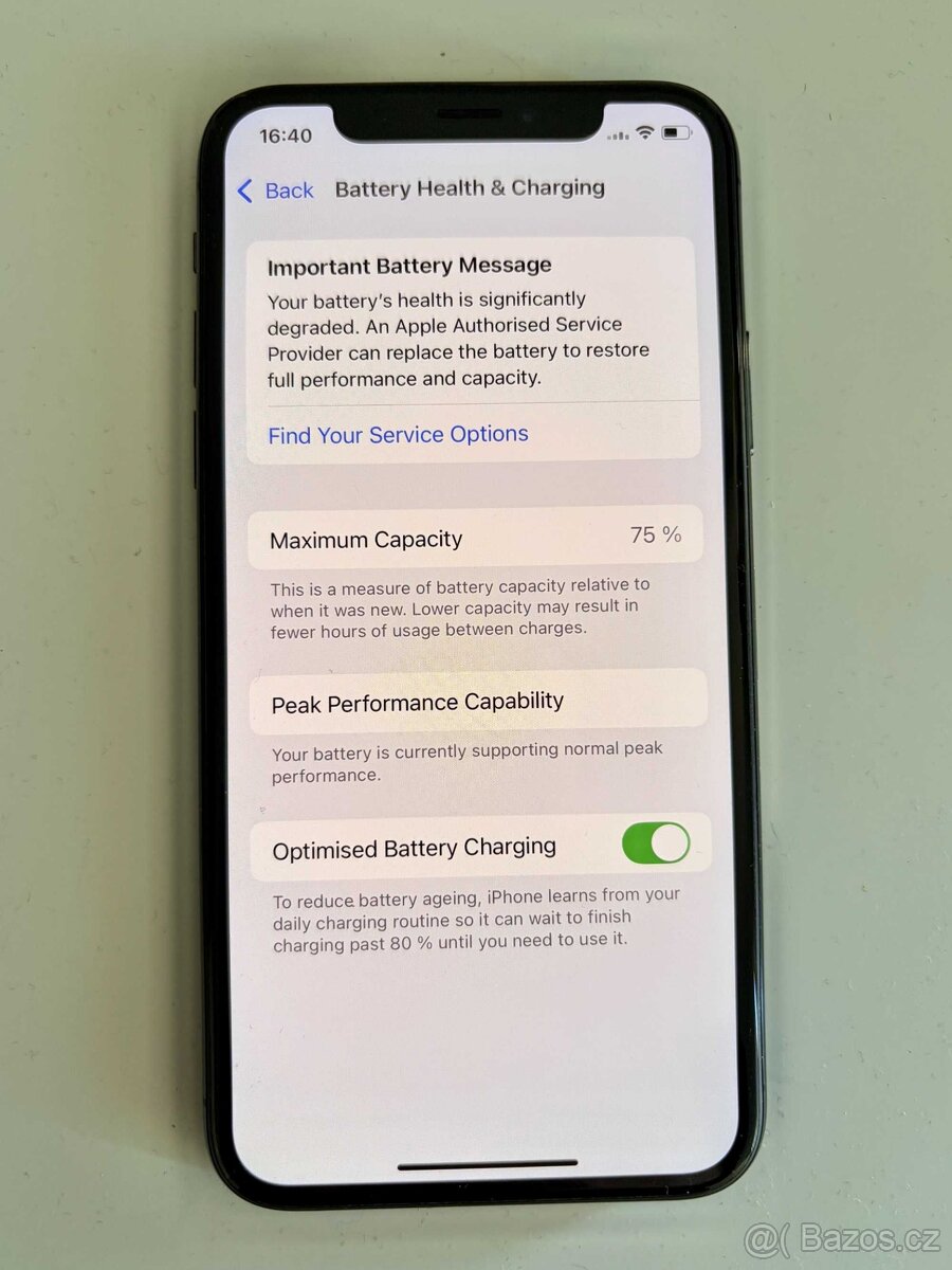 iPhone XS Black 64GB - 7