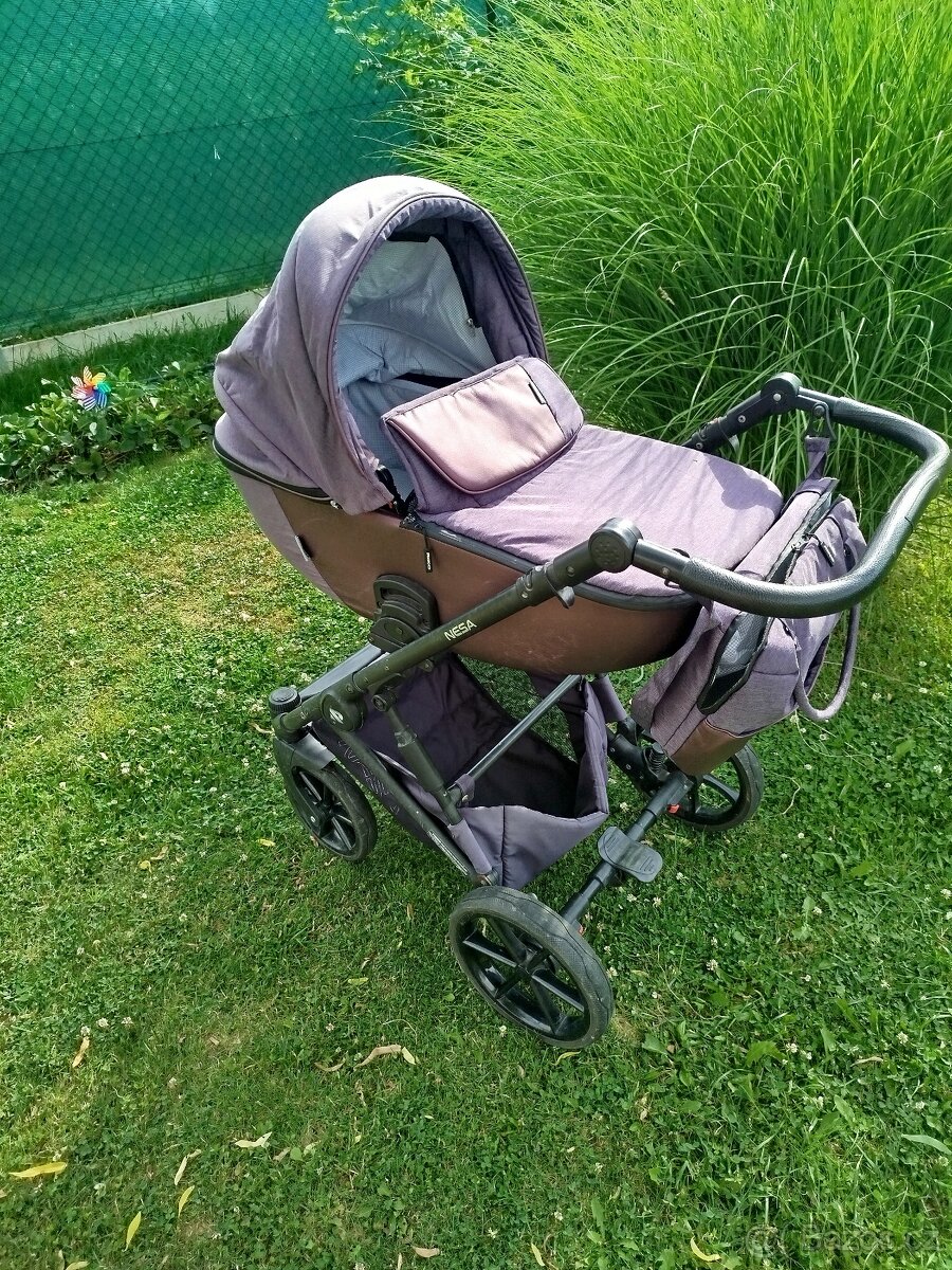 Dětský kočárek 3v1 Riko Nesa 2020 Plum - 7