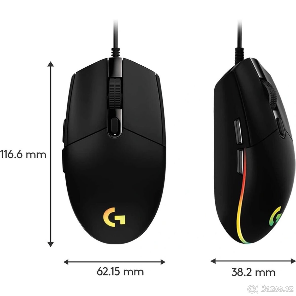 Logitech G102 Lightsync, černá - 7
