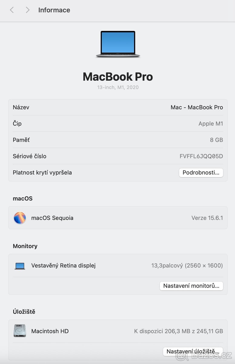 MacBook Pro 13-inch, M1, 2020 - 7