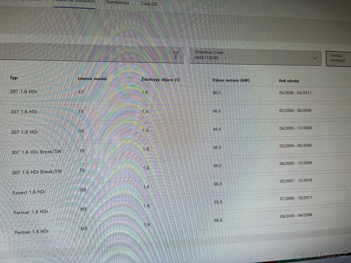 Vstřikovač Bosch 0445110239 - 7