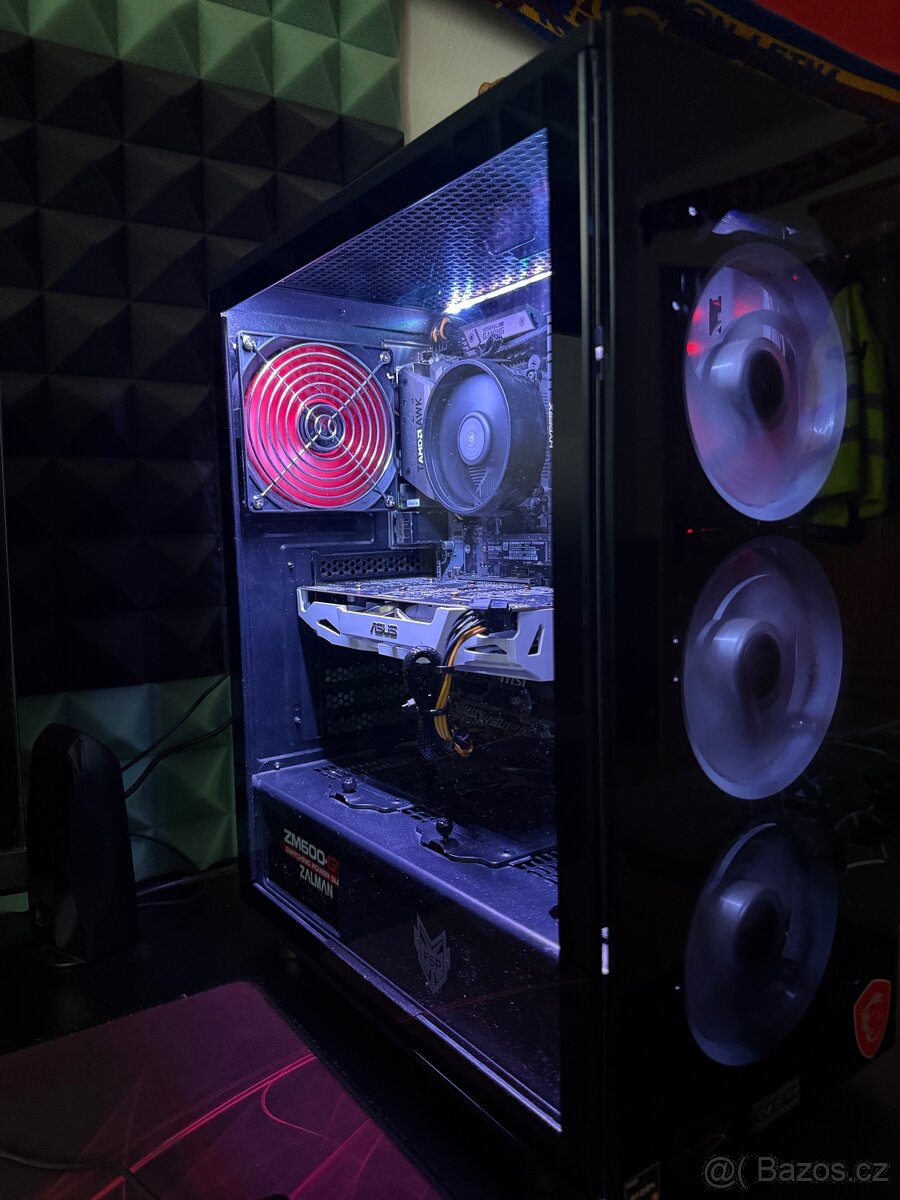 Herní Setup – PC (GTX 1060 6GB) + Dva 27" Monitory - 7