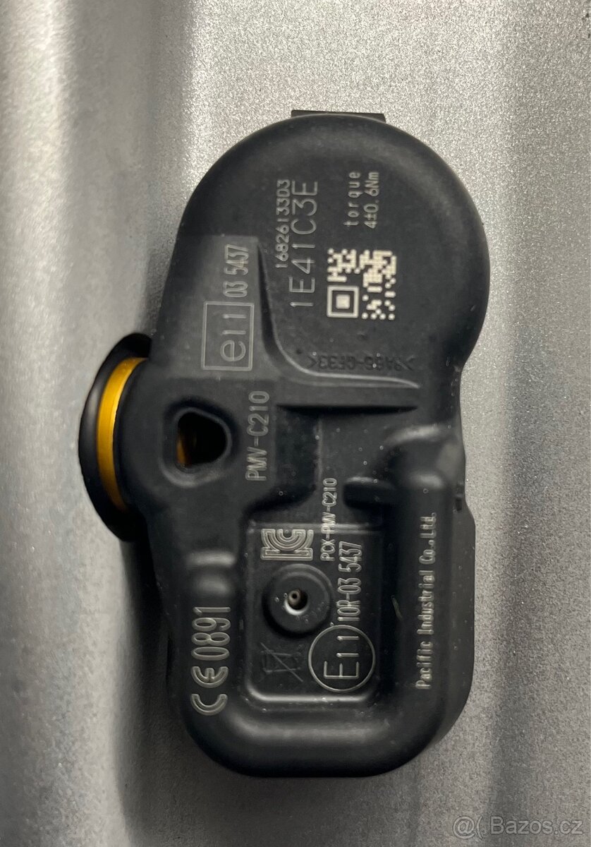 Alu disky Toyota, 5x114, R16, ET39, Senzory - 7