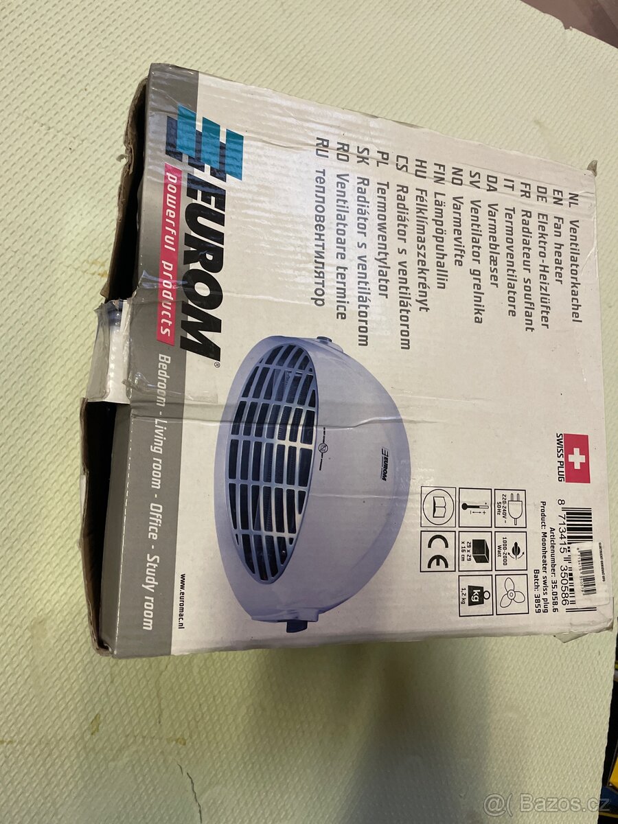 Teplovzdušný ventilátoru 2000W - 7