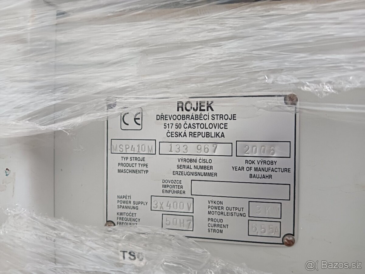Rojek MSP 410 protahovačka a hoblovka - 7
