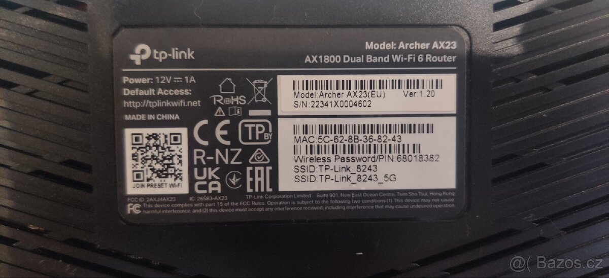 WiFi router TP Link Archer AX23 v1.2 - 7