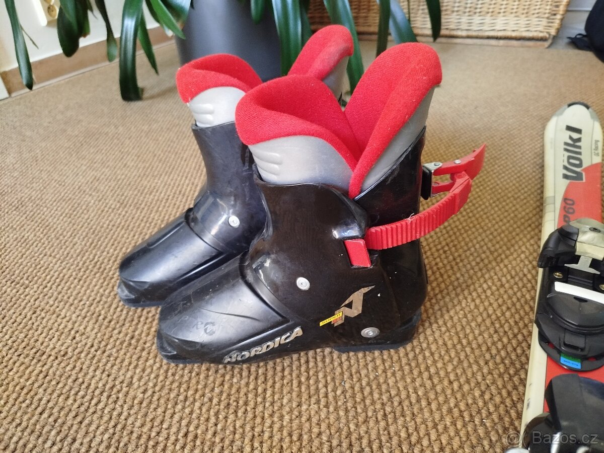Dětské lyže Volki + hůlky a přeskáče - 7