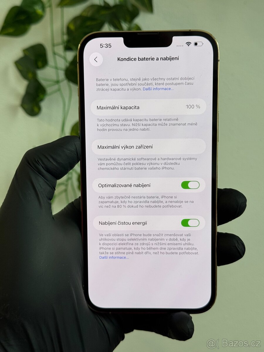 iPhone 13 Pro Max 256GB zlatý - 100% baterie - 7