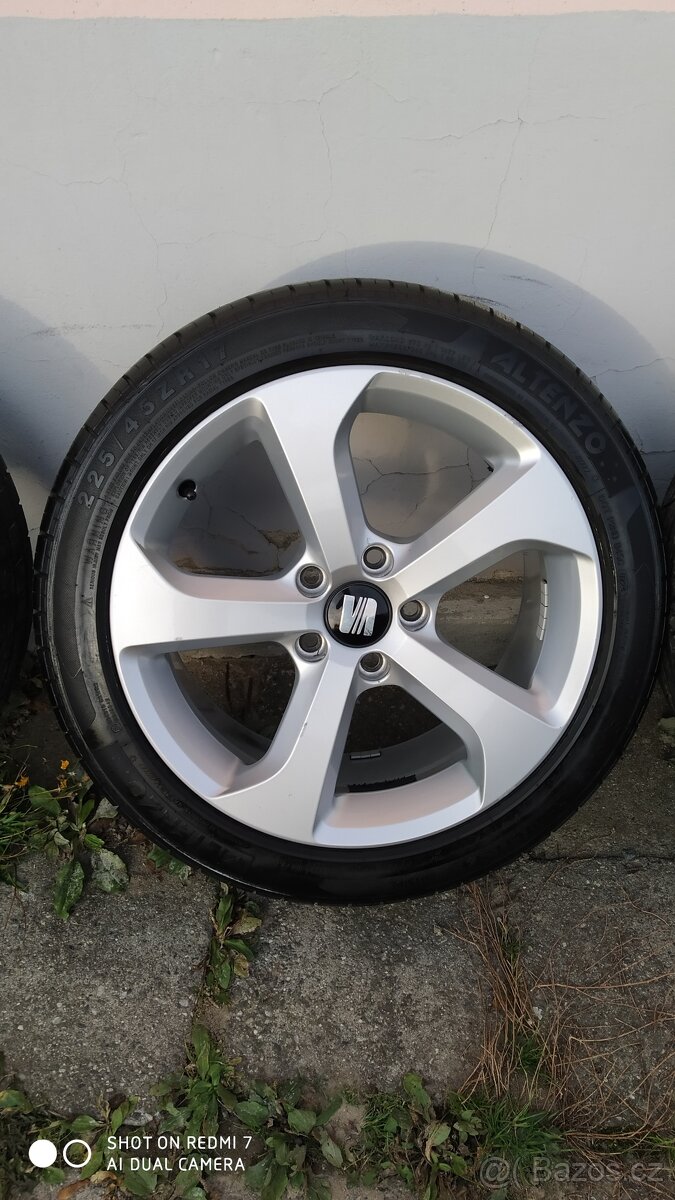 Alu orig. letní sada VW Brooklyn 5x112 7,5J - 7