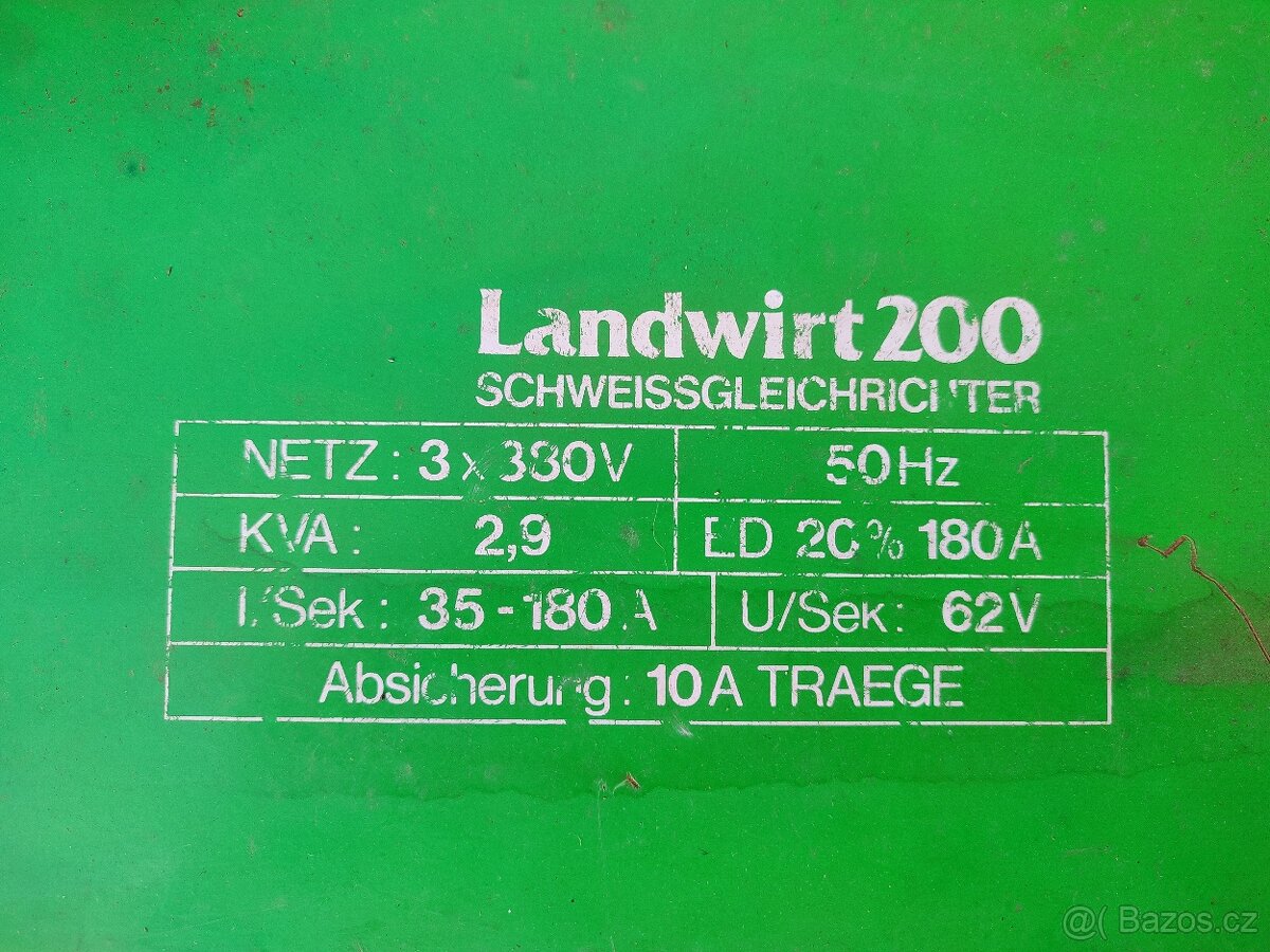 Prodám trafo svářečku LANDWIRT 200 - 7