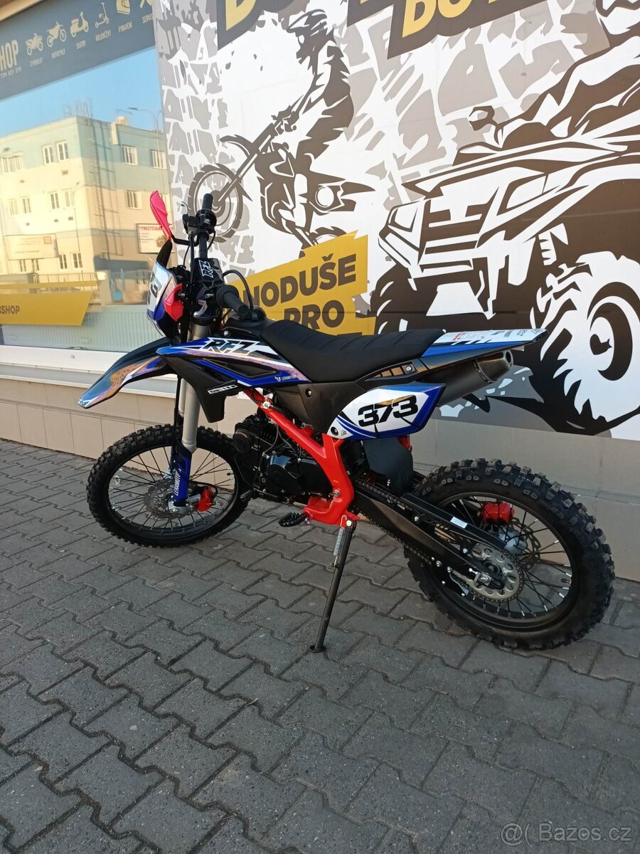 Pitbike Thunder 140cc 19x16 E-start červená - 7