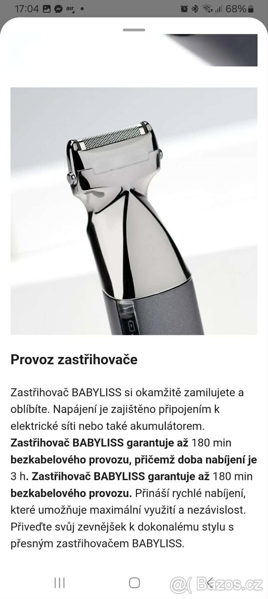 Nový multifunkční zastřihovač Babyliss - 7