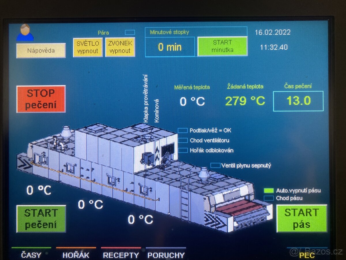 PRŮBĚŽNÁ PÁSOVÁ PEC TUNELOVÁ - 7