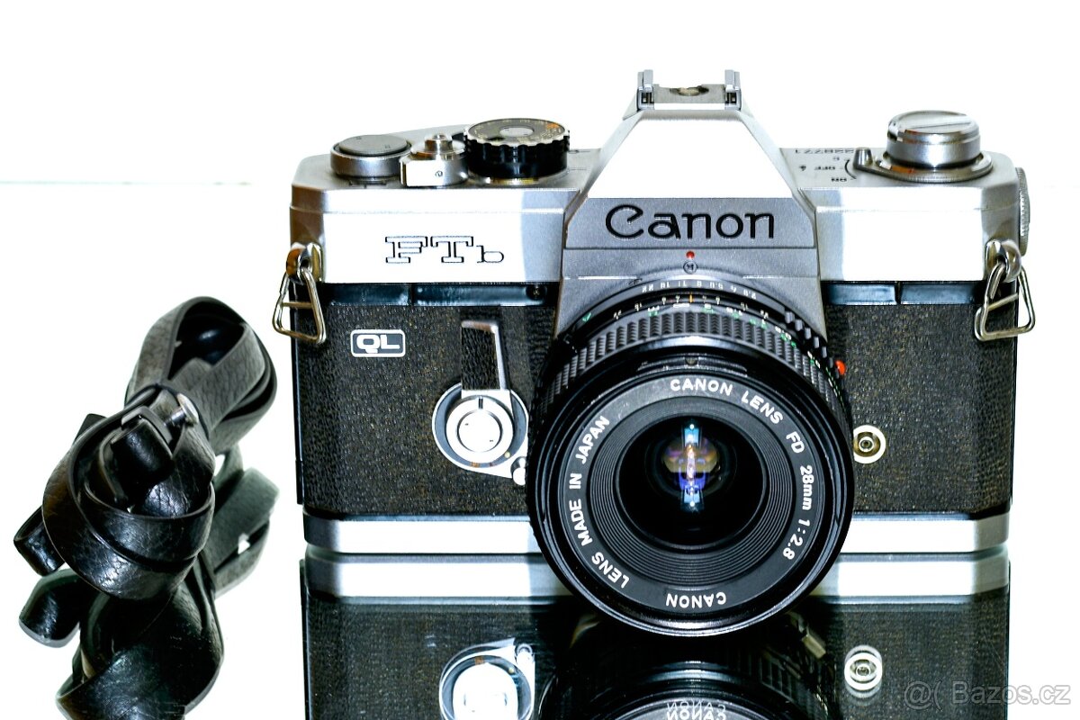 Canon FTb QL + Canon FD 2,8/28mm TOP STAV - 7