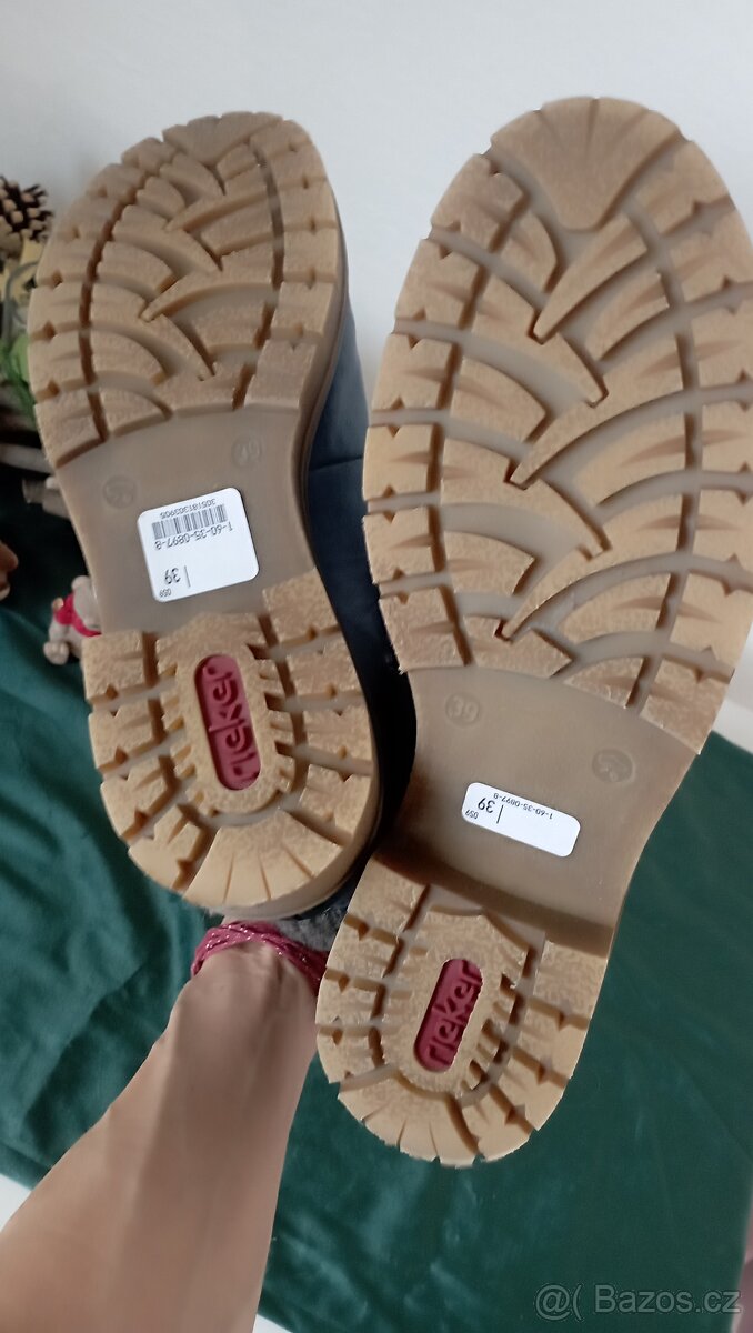 Modré Riker dámské s kožíškem - 7