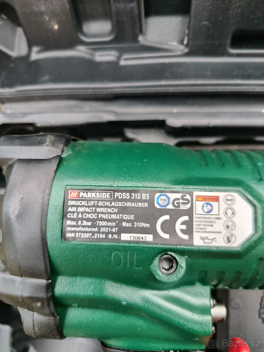 Kompresor+pneumatický rázový utahovák - 7