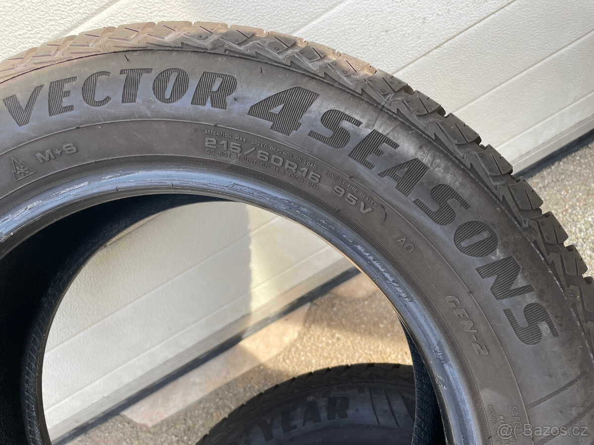 Goodyear Vector 4Seosons 215/60 R16 95V 2Ks celoroční - 7