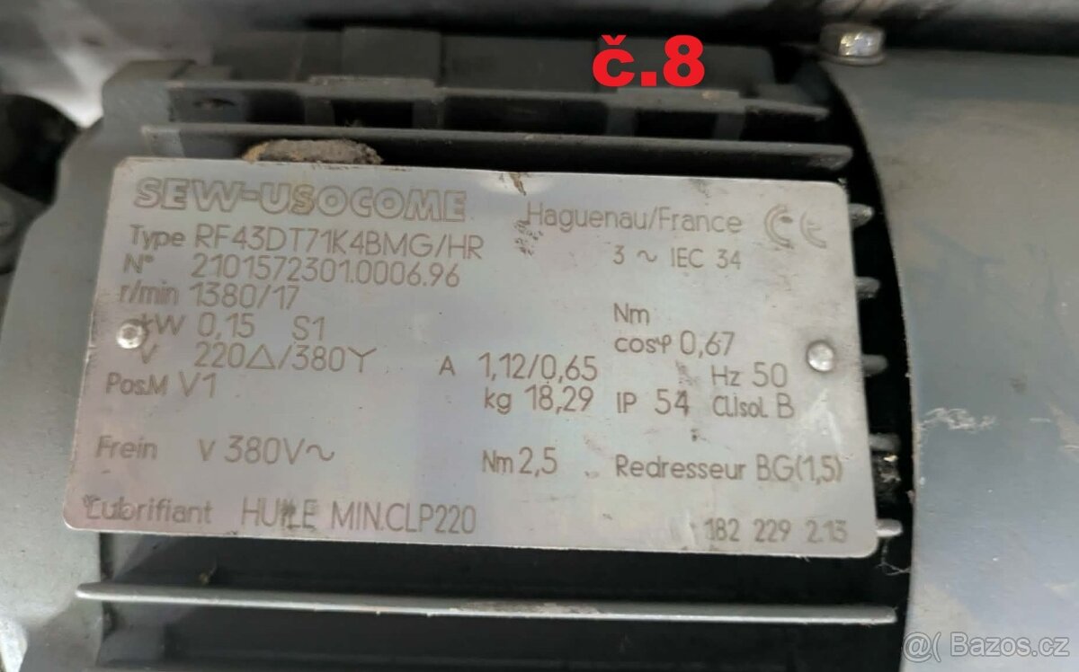 Elektromotory s prevodovkou SEW 4x - 7