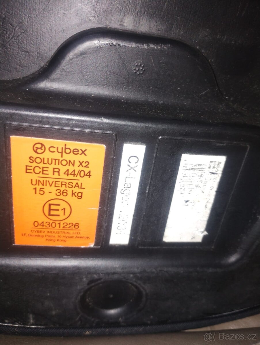 Autosedačky Cybex ve dvou provedeních a dva podsedáky - 7